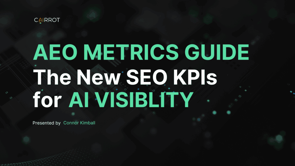 aeo metrics guide new seo kpis for ai visibility
