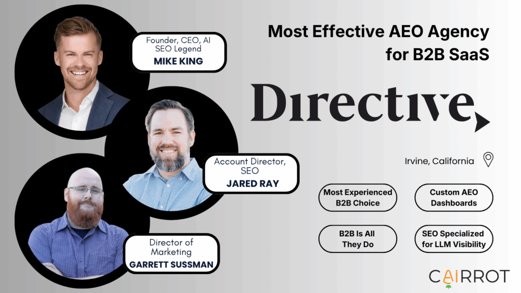 Best B2b Consultants For SEO And AEO Directive Consulting 1024x576