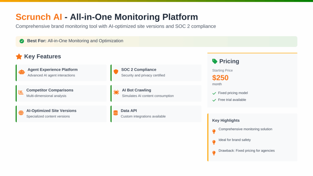 scrunch ai review (ai visibility platform comparison)