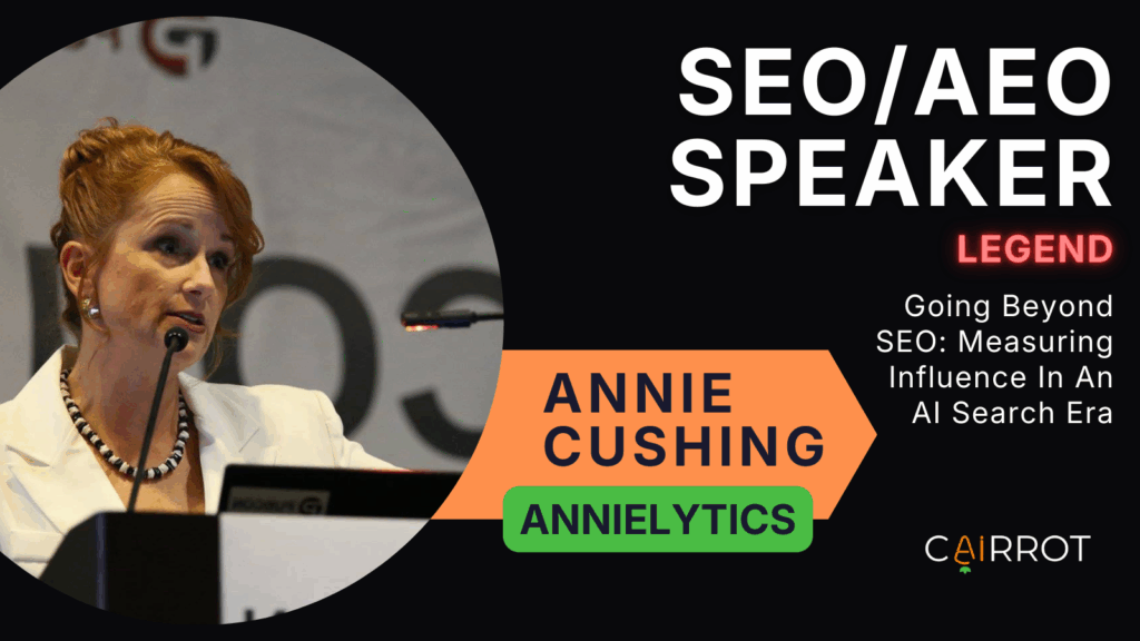annie cushing (annielytics) seo speaker