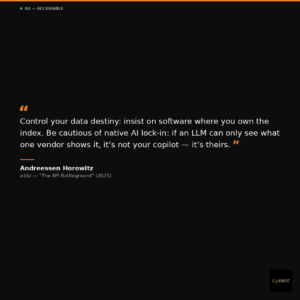 andreeson horowitz quote - data governance when using ai tools