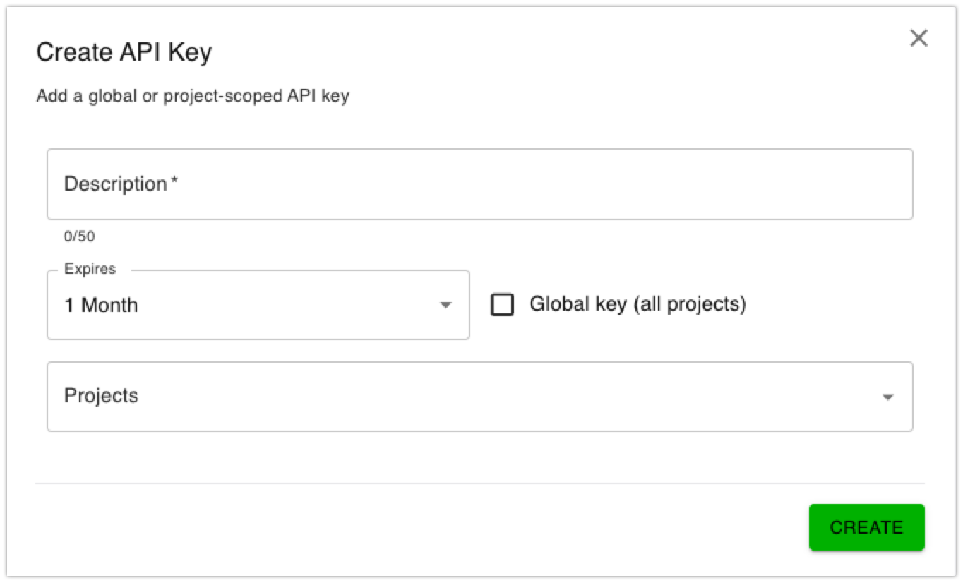create api key for ai search visibility data