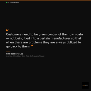 tim berners lee quote about data governance and control