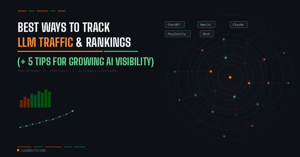 best methods for tracking llm traffic and rankings over time