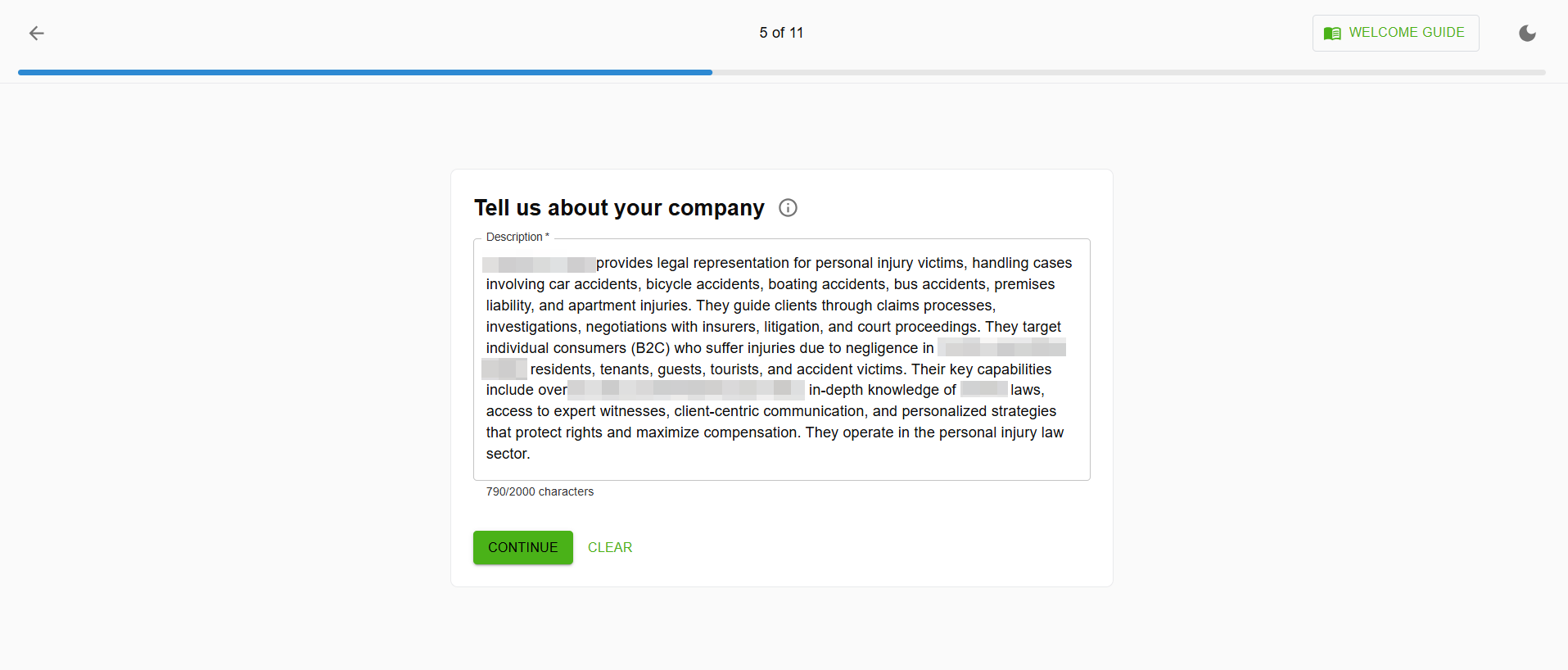 Cairrot AEO Free Report Set-Up Company Description Page