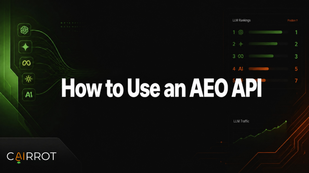 how to use an aeo api (developer tools)