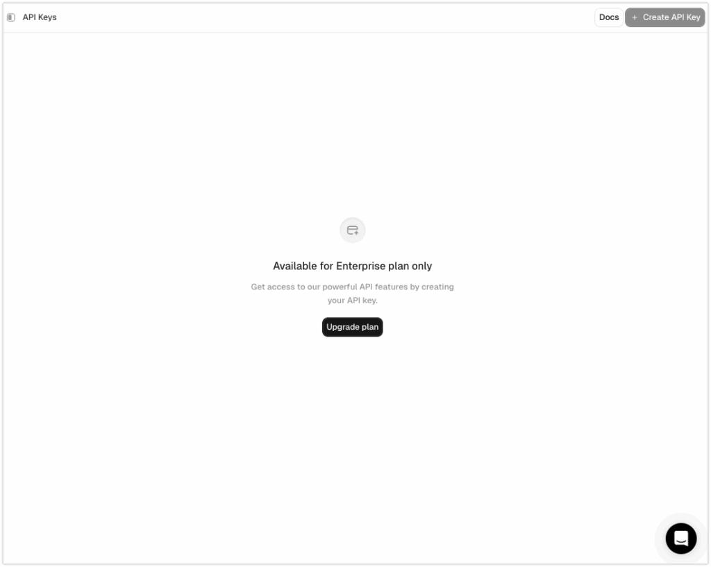 Peec AI API Only Available on Enterprise Plans