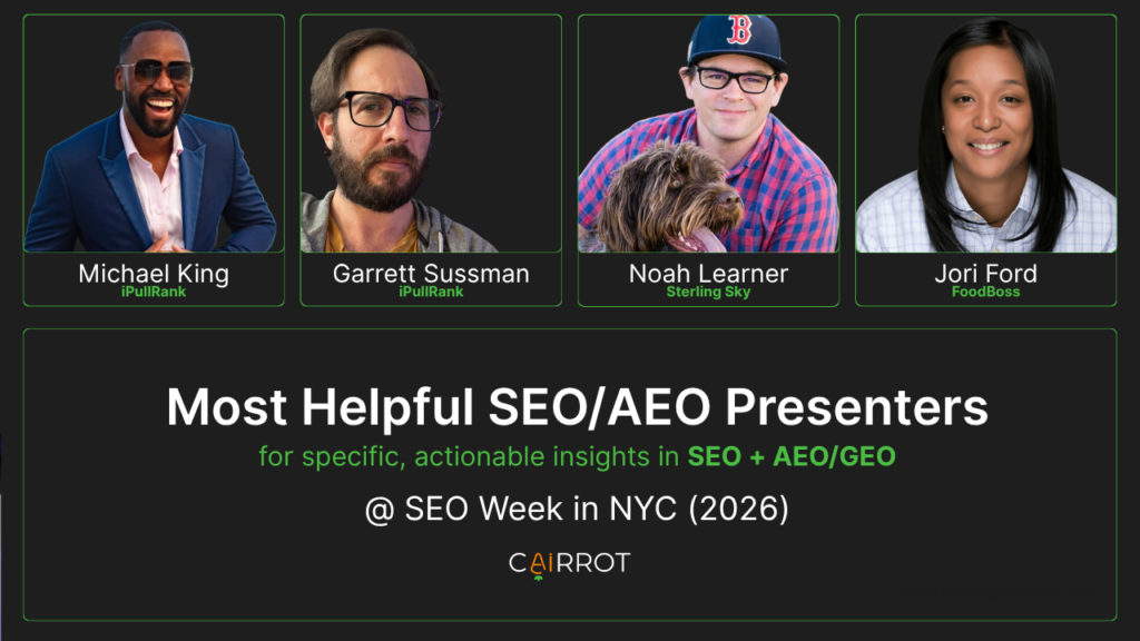 SEO Week 2026 Review: Best Speakers and Key Takeaways from NYC's Top AI Search Conference most popular seo and aeo speakers in 2026