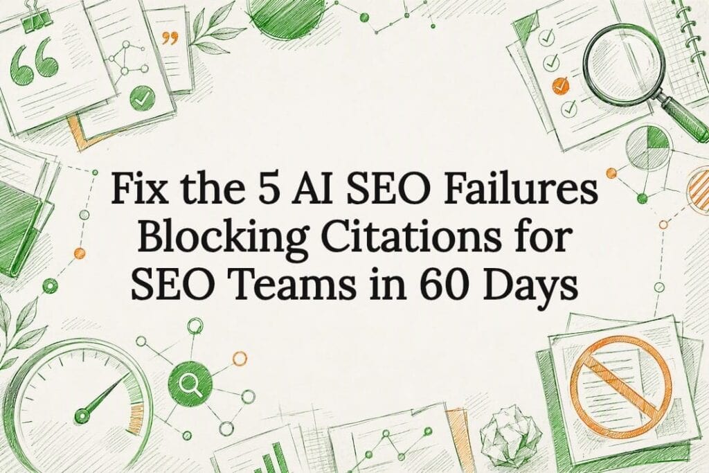 AI SEO citation failures title card