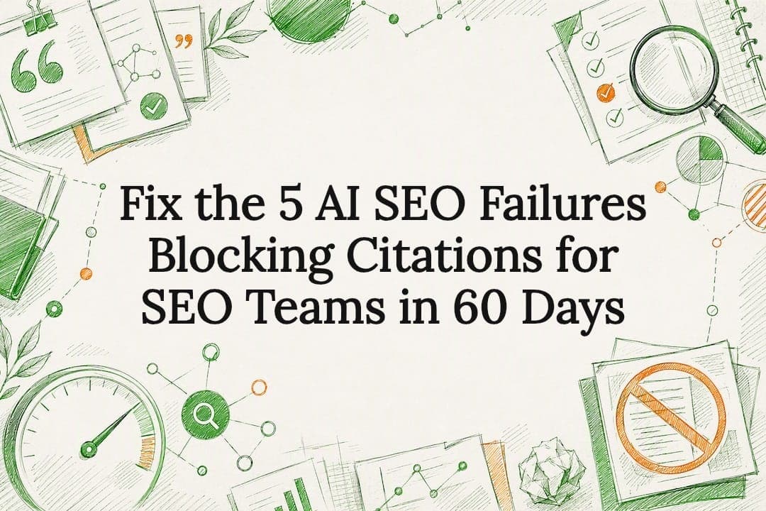 AI SEO citation failures title card