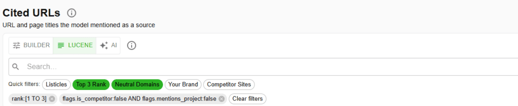 top 3 rank cited urls in cairrot