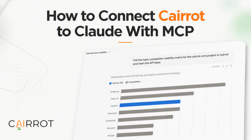 How to Connect Cairrot to Claude With MCP How to connect Claude to Cairrot