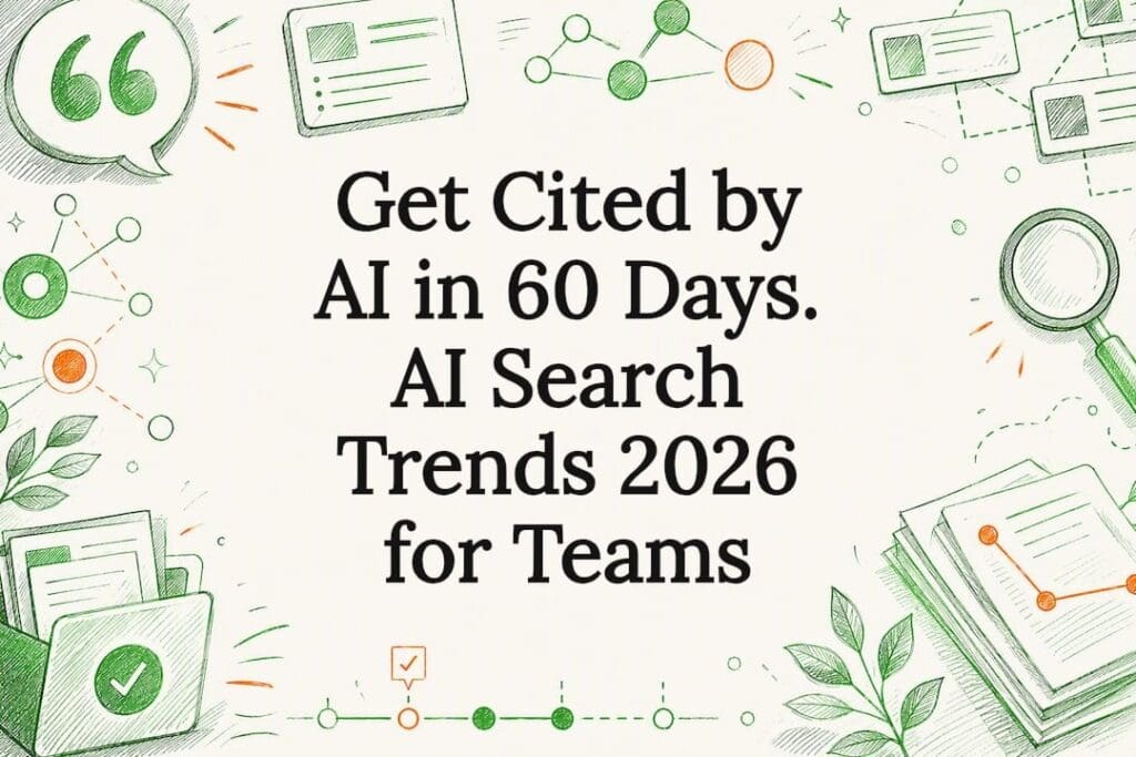AI search trends decorative title card