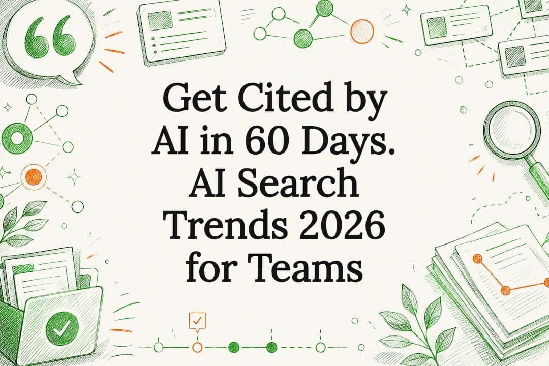 AI search trends decorative title card