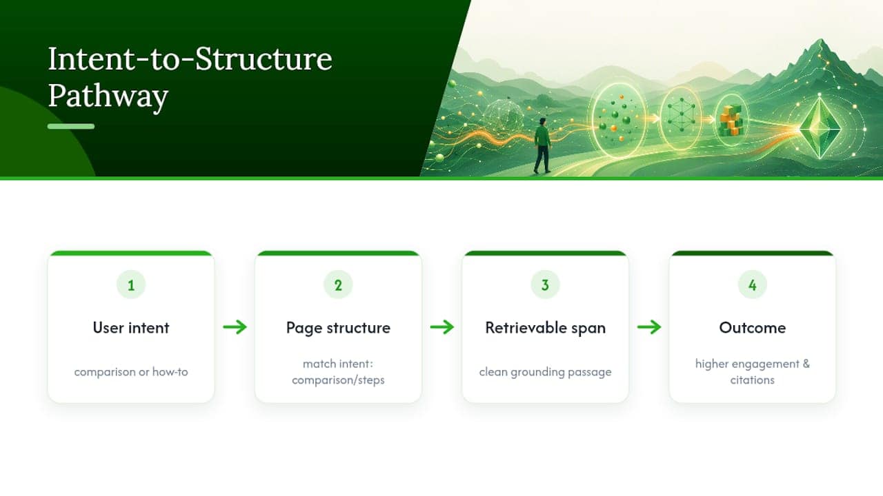 4 Moves to Optimize for Gemini and Earn AI Citations for SEOs Query intent mapped to content structure