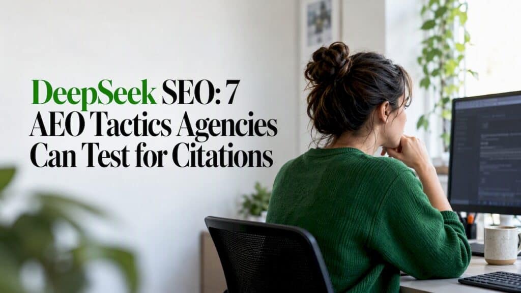 Analyst checking AI search citations
