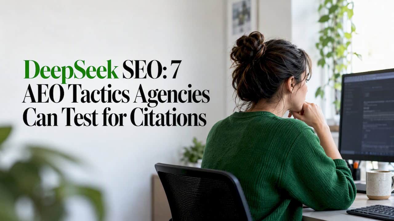 Analyst checking AI search citations