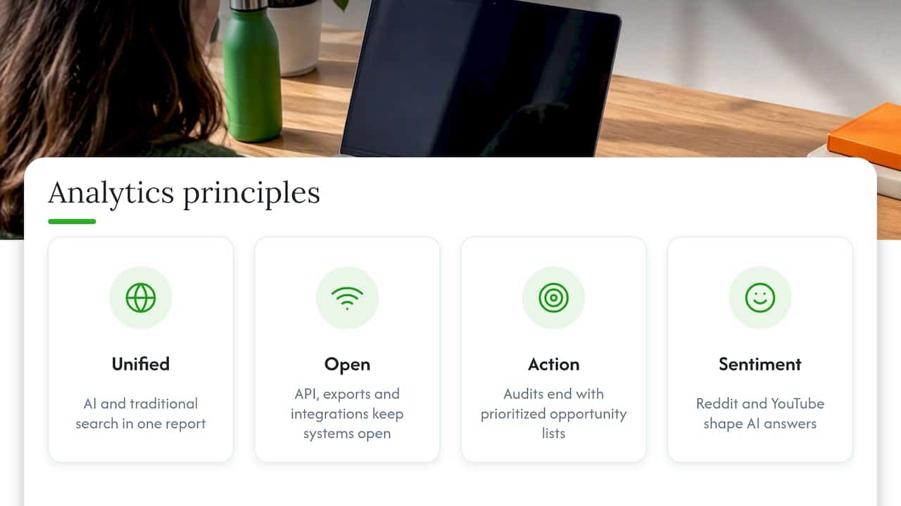 Enterprise SEO Analytics Platform: What to Look For in 2026 Our perspective: analytics is only worth what you do with it — overview diagram