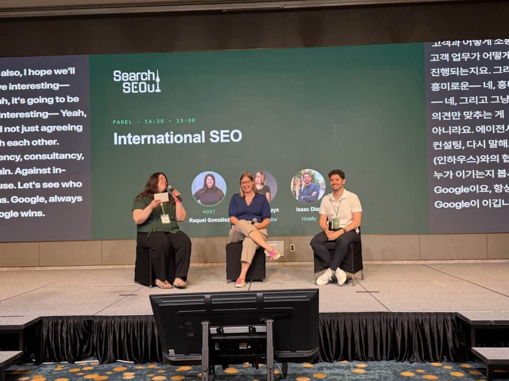 international seo pannel search seoul 2026