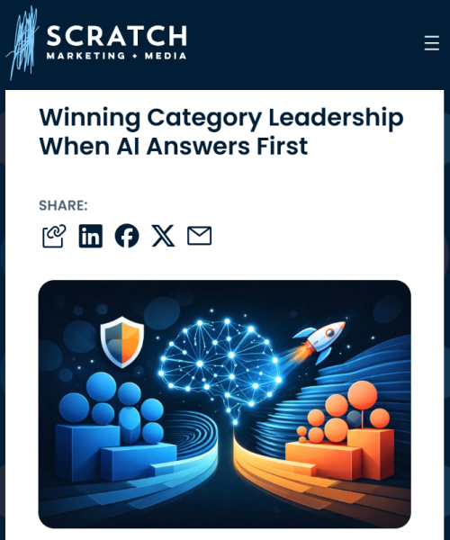 ScratchMM Case Study Winning Category Leadership When AI Answers First